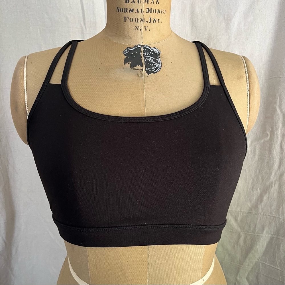 Gaiam Women’s Spaghetti Strap Sports Bra Size Large